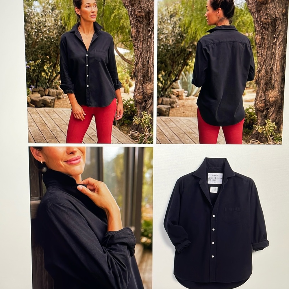 FRANK & EILEEN Tee Lab Button Front Jersey Shirt - Picture 5 of 15